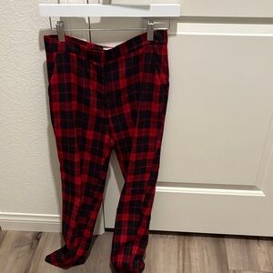 Moon label: Women’s Red and Black Plaid Pants